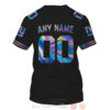 Personalized Nfl New York Giants Football Team Black Hologram Color 3D Hoodie Shirt