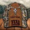 Personalized Nfl New York Giants Hunting Custom Name Cap