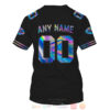 Personalized Nfl New York Jets Football Team Black Hologram Color 3D Hoodie Shirt