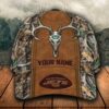 Personalized Nfl New York Jets Hunting Custom Name Cap
