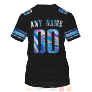 Personalized Nfl Philadelphia Eagles Football Team Black Hologram Color 3D Hoodie Shirt