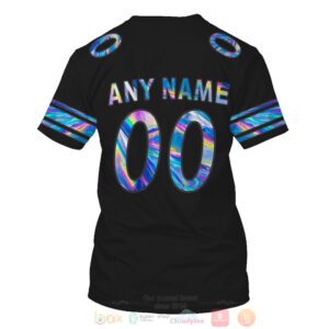 Personalized Nfl Pittsburgh Steelers Black Hologram Color 3D Hoodie Shirt