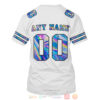Personalized Nfl Redskins Football Team White Hologram Color 3D Hoodie Shirt