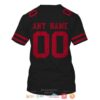 Personalized Nfl San Francisco 49Ers Black Custom 3D Shirt Hoodie