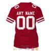 Personalized Nfl San Francisco 49Ers Red Custom 3D Shirt Hoodie