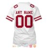 Personalized Nfl San Francisco 49Ers White Custom 3D Shirt Hoodie