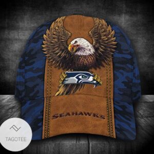 Personalized Nfl Seattle Seahawks Eagle Hat Cap