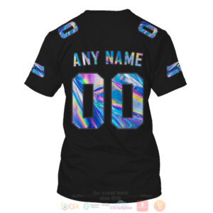 Personalized Nfl Seattle Seahawks Football Team Black Hologram Color 3D Hoodie Shirt