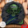 Personalized Nfl Seattle Seahawks Skull Hat Cap