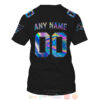 Personalized Nfl Tampa Bay Buccaneers Football Team Black Hologram Color 3D Hoodie Shirt
