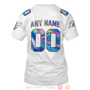 Personalized Nfl Tampa Bay Buccaneers Football Team White Hologram Color 3D Hoodie Shirt
