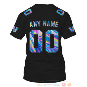 Personalized Nfl Washington Black Hologram Color 3D Hoodie Shirt