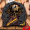 Personalized Nfl Washington Redskins Skull Custom Name Cap