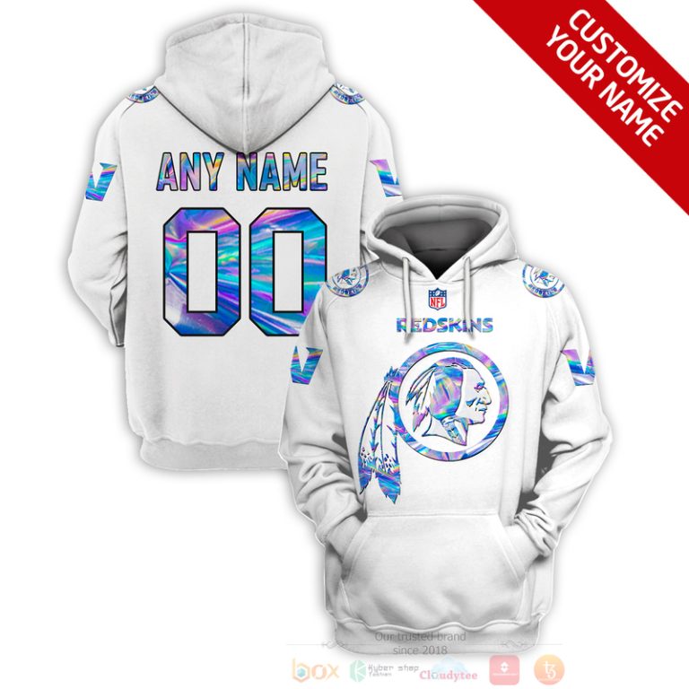 Personalized-Nfl-Washington-Redskins-White-Hologram-Color-3D-Hoodie-Shirt-1