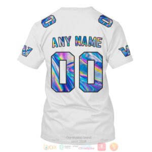 Personalized Nfl Washington White Hologram Color 3D Hoodie Shirt