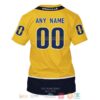 Personalized Nhl Nashville Predators Custom Yellow 3D Shirt Hoodie