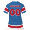 Personalized Nhl New York Rangers Custom Blue 3D Shirt Hoodie