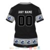Personalized Nhl Vancouver Canucks Custom Black Blue 3D Shirt Hoodie