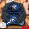 Personalized Nrl Canterbury Bankstown Bulldogs 3D Skull Hat Cap