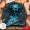 Personalized Nrl Cronulla Sutherland Sharks 3D Skull Hat Cap