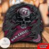 Personalized Nrl Manly Warringah Sea Eagles 3D Skull Hat Cap
