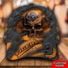 Personalized Nrl Wests Tigers 3D Skull Custom Name Cap