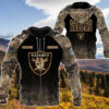 Personalized Oakland Raiders Nfl Hunting Camo Custom 3D Shirt Hoodie