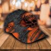Personalized Oklahoma State Cowboys Skull Custom Cap