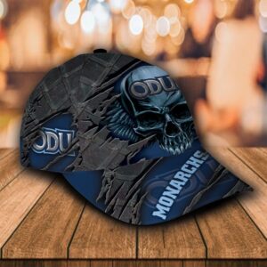 Personalized Old Dominion Monarchs Skull Custom Cap