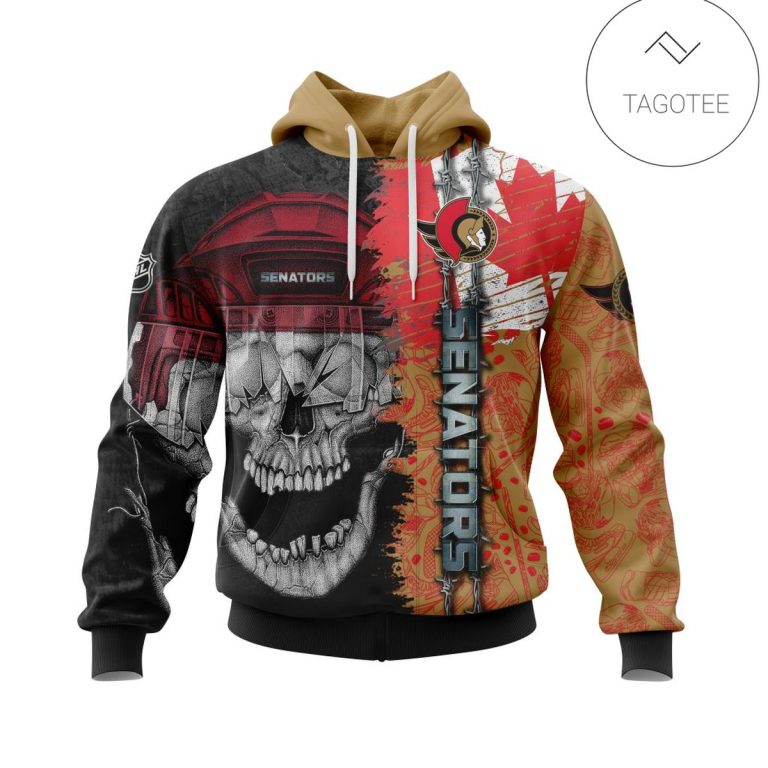 Personalized-Ottawa-Senators-Skull-Hoodie-1