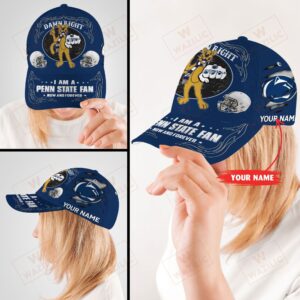 Personalized Penn State I Am A Fan Now And Forever Cap Hat