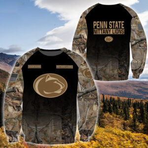 Personalized Penn State Nittany Lions Hunting Camo Custom 3D Shirt Hoodie