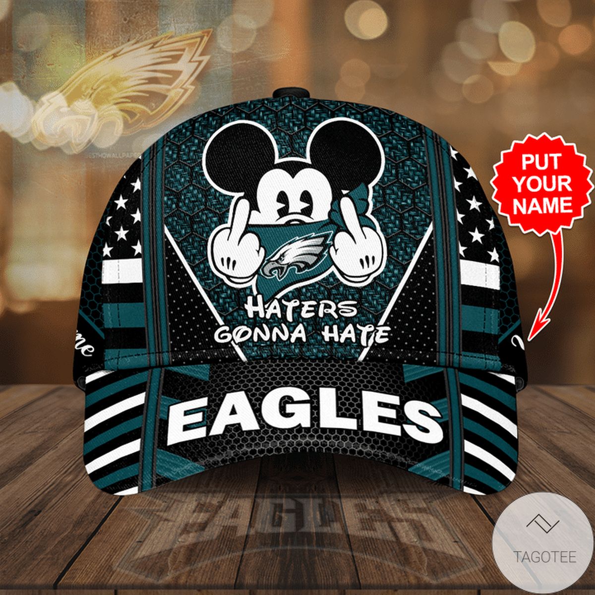 Personalized Philadelphia Eagles Haters Gonna Hate Cap Personalized Philadelphia Eagles Haters Gonna Hate Cap