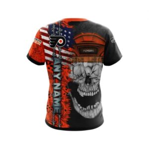 Personalized Philadelphia Flyers Skull Concept 3D Shirt Hoodie