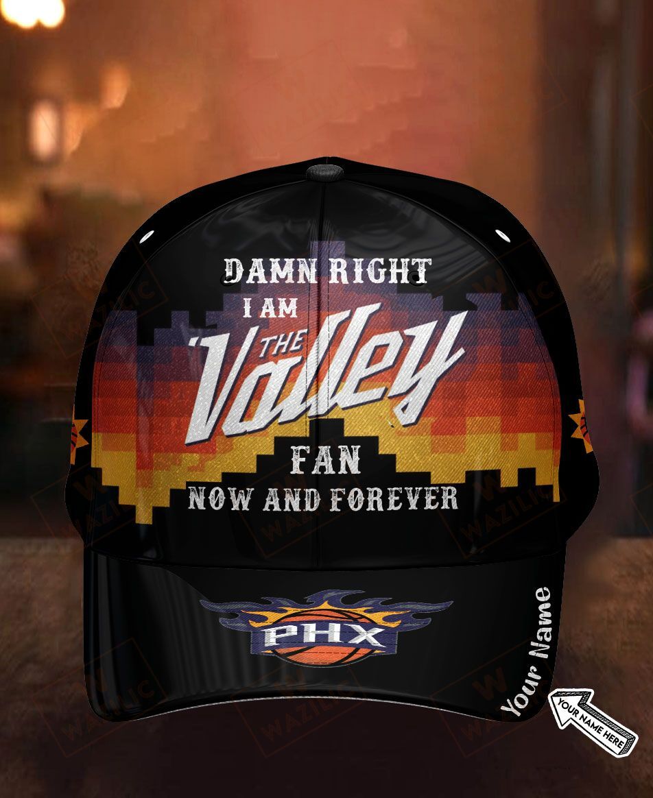 Personalized-Phoenix-Suns-I-Am-A-Valley-Fan-Now-And-Forever-Cap-Hat-1