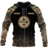 Personalized Pittsburgh Steelers Nfl Hunting Camo Custom 3D Shirt Hoodie