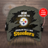 Personalized Pittsburgh Steelers Win Lose Or Tie Cap