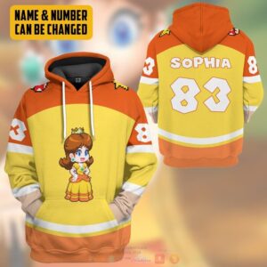Personalized Princess Daisy Sports 3D Shirt Hoodie
