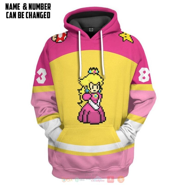 Personalized-Princess-Peach-Sports-3D-Shirt-Hoodie-1