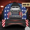 Personalized Proud American Jeep Cap 1