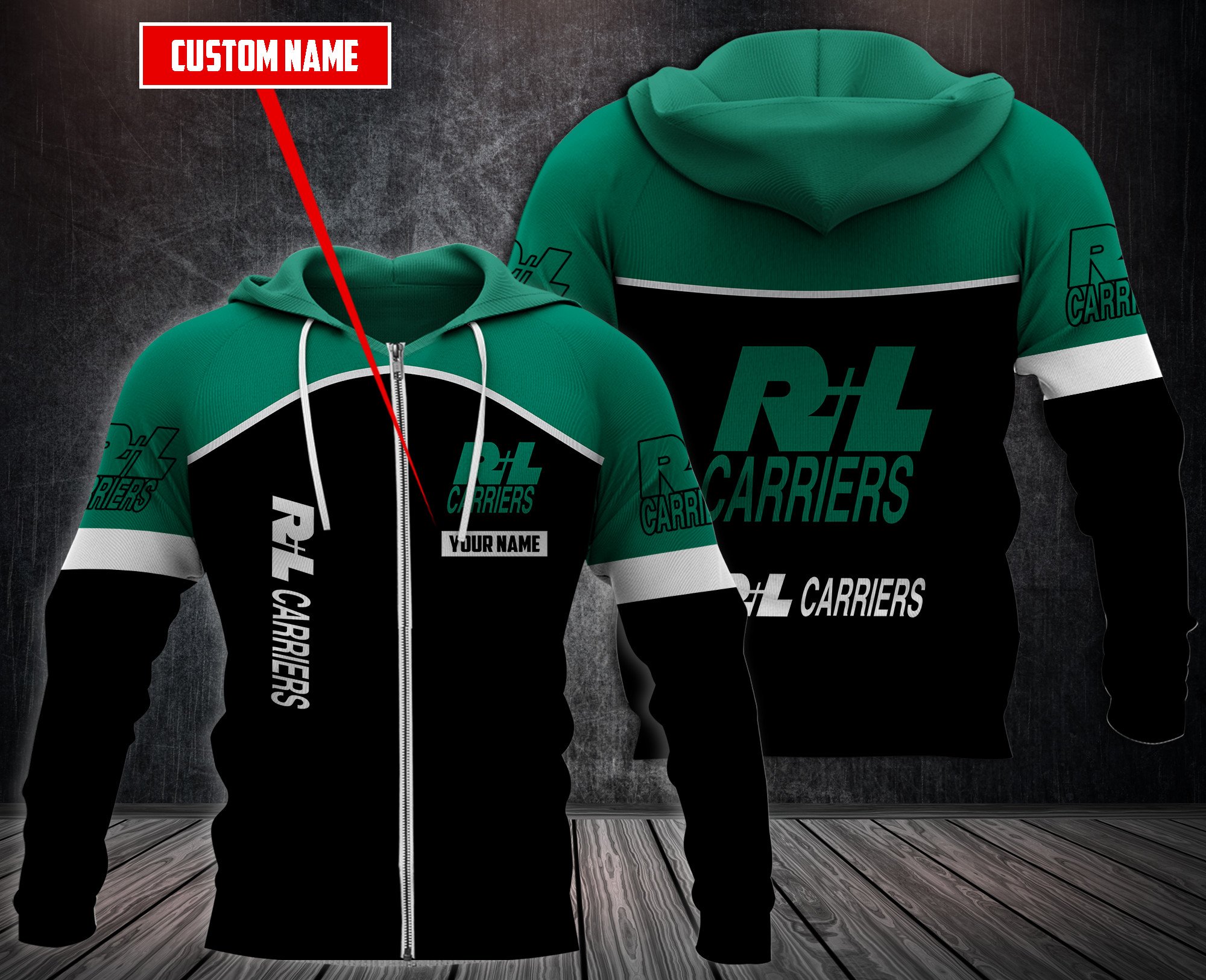Personalized RL Carriers 3D Fleece Hoodie Hoodie Personalized RL Carriers 3D Fleece Hoodie Hoodie