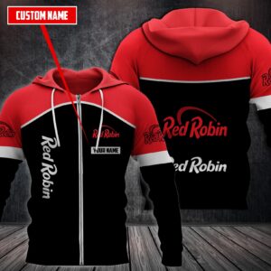 Personalized Red Robin 3D Fleece Hoodie Hoodie