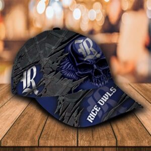 Personalized Rice Owls Skull Custom Cap
