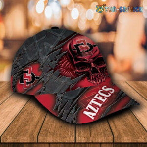 Personalized San Diego State Aztecs 3D Skull Cap Hat