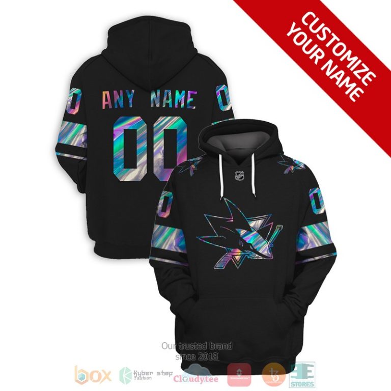 Personalized-San-Jose-Sharks-Nhl-Custom-Black-3D-Shirt-Hoodie-1