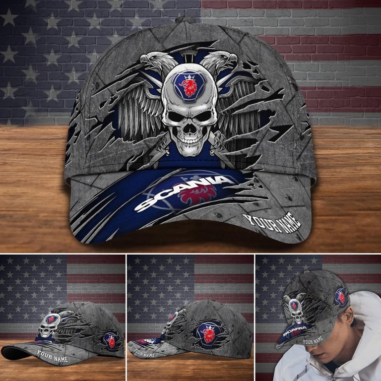 Personalized-Scania-Eagle-Skull-Wings-Custom-Cap-1