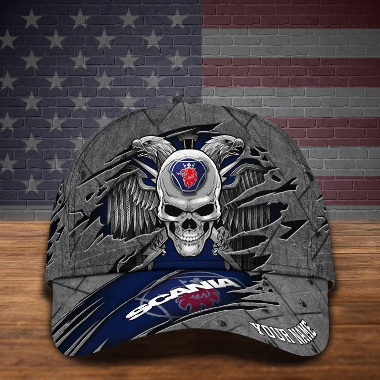 Personalized-Scania-Eagle-Skull-Wings-Custom-Cap-2