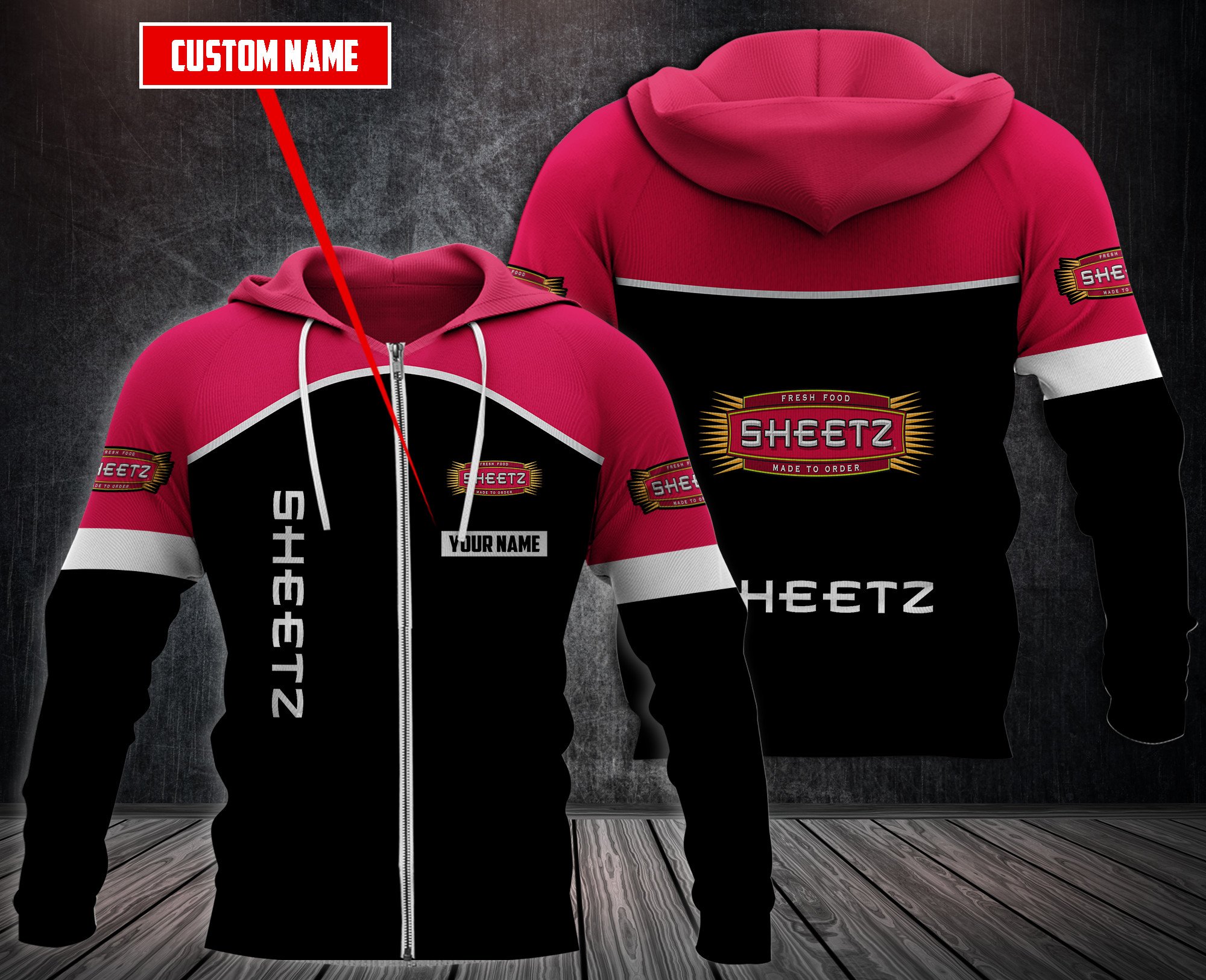 Personalized Sheetz 3D Fleece Hoodie Hoodie Personalized Sheetz 3D Fleece Hoodie Hoodie