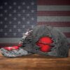 Personalized Snap On Eagle Skull Wings Custom Cap