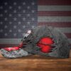 Personalized Snap On Skull Wings Custom Cap
